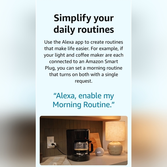 Amazon Smart Plug: External Socket/Outlet Adapter Uses Wi-Fi Bluetooth Alexa NEW - Picture 6 of 12